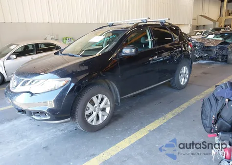 2012 Nissan Murano Sl from USA, damaged, VIN JN8AZ1MW0CW218718